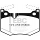 Klocki EBC Brakes Ultimax2 - Lexus GS F (L10) tył