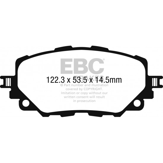 Klocki EBC Brakes Ultimax2 - Mazda MX-5 (ND) przód