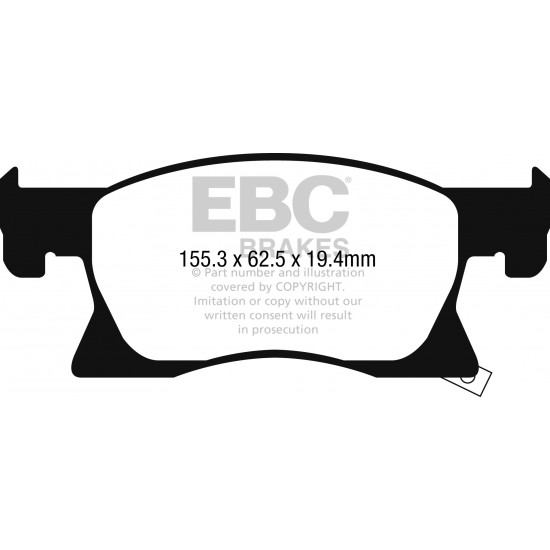 Klocki EBC Brakes Yellowstuff DP42267R