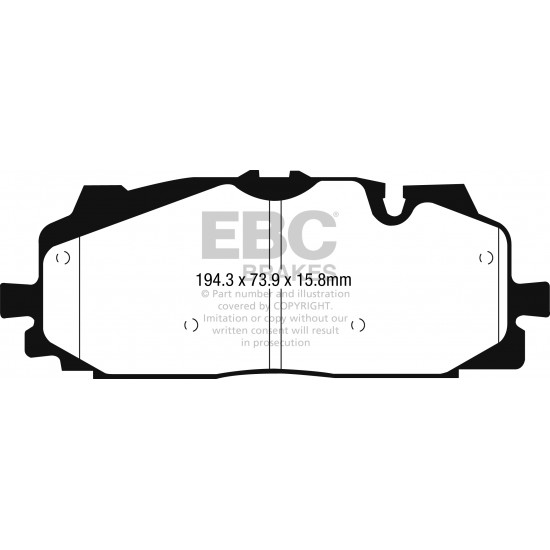 Klocki EBC Brakes Yellowstuff DP42277R