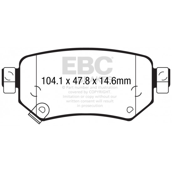 Klocki EBC Brakes Yellowstuff DP42287R