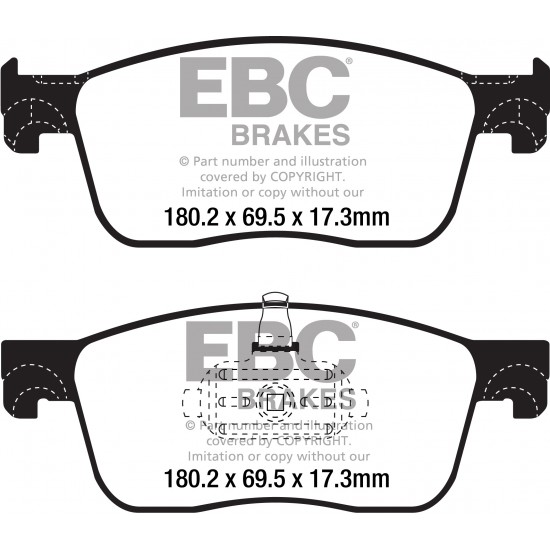 Klocki EBC Brakes Greenstuff DP22308