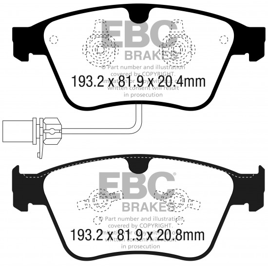 Klocki EBC Brakes Yellowstuff DP42317R