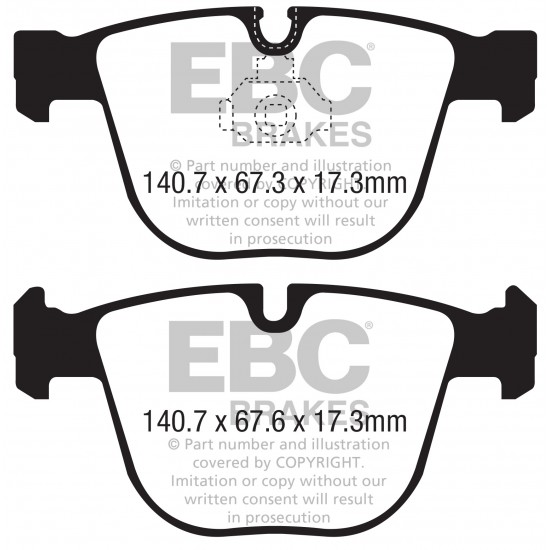 Klocki EBC Brakes Yellowstuff DP42318R