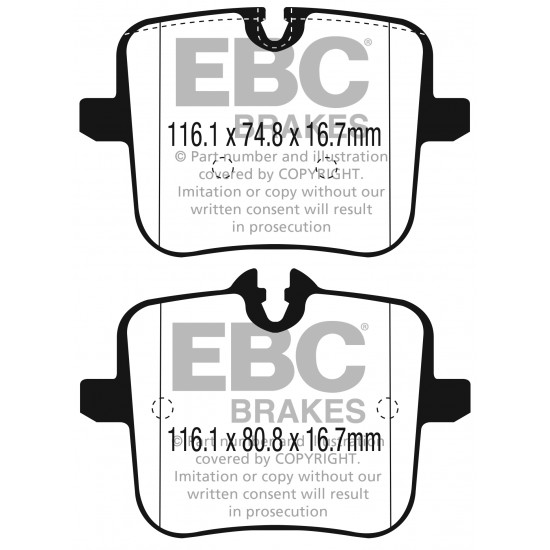 Klocki EBC Brakes Yellowstuff DP42320R