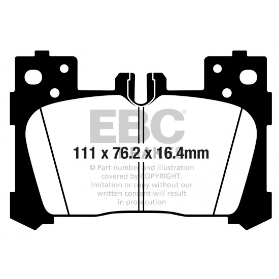 Klocki EBC Brakes Yellowstuff DP42324R