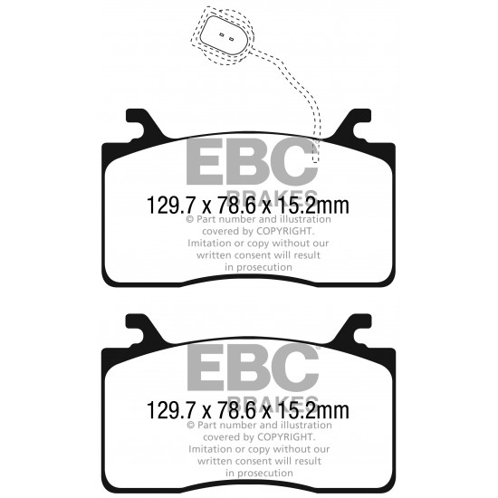 Klocki EBC Brakes Yellowstuff DP42325R