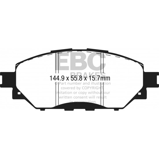 Klocki EBC Brakes Ultimax2 DPX2329