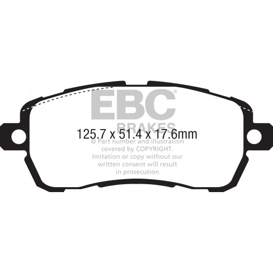 Klocki EBC Brakes Ultimax2 DPX2334