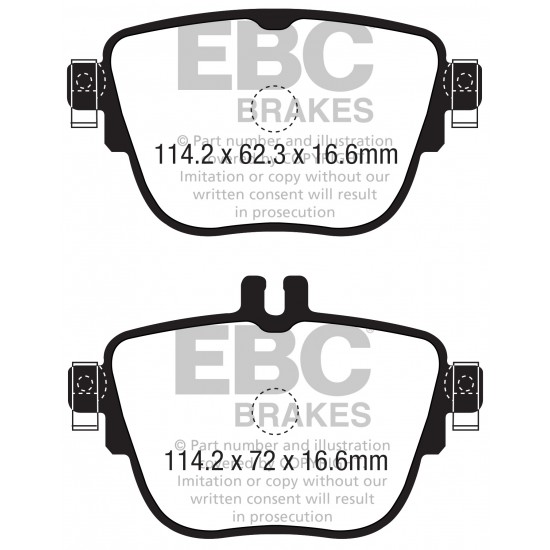 Klocki EBC Brakes Yellowstuff DP42337R