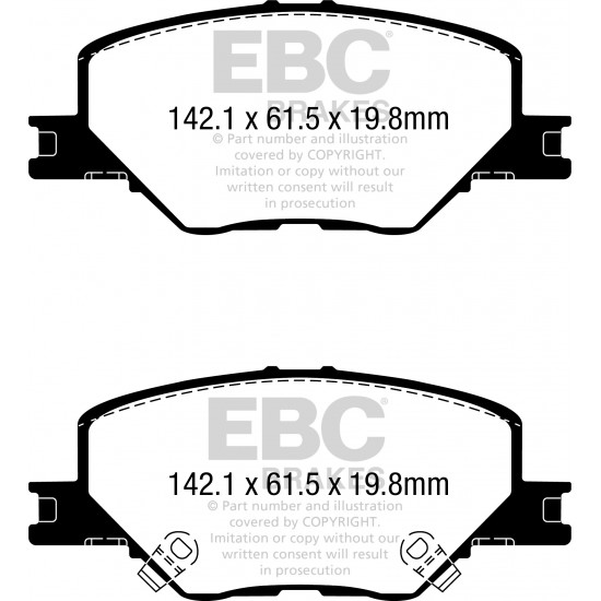 Klocki EBC Brakes Yellowstuff DP42340R