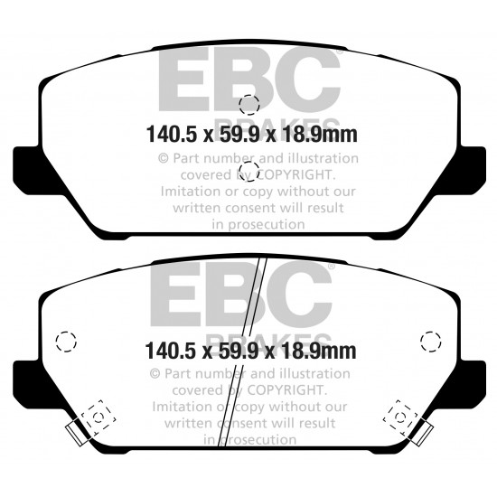 Klocki EBC Brakes Yellowstuff DP42343R