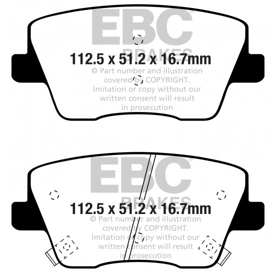 Klocki EBC Brakes Yellowstuff DP42344R