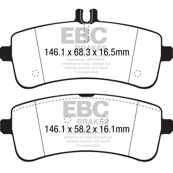 Klocki EBC Brakes Yellowstuff DP42350R