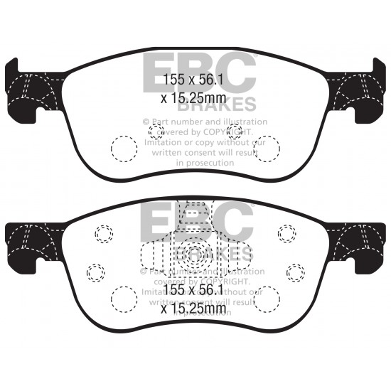 Klocki EBC Brakes Yellowstuff DP42353R