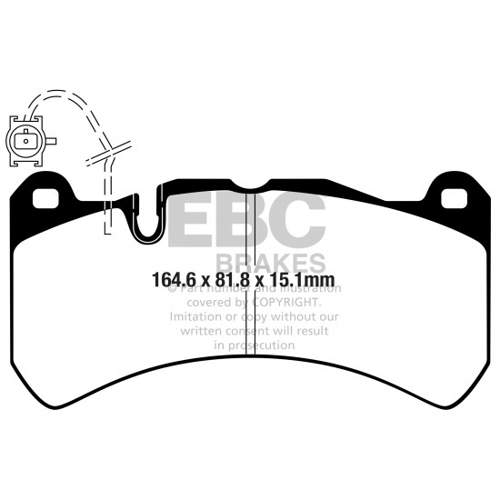 Klocki EBC Brakes Yellowstuff DP42355R