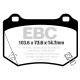Klocki EBC Brakes Yellowstuff - Subaru WRX STI tył