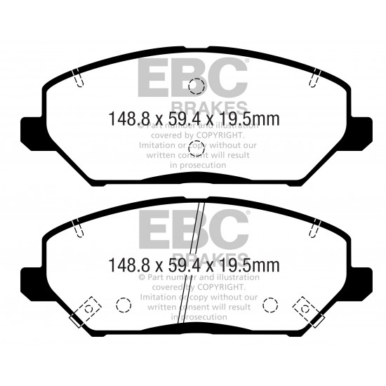 Klocki EBC Brakes Yellowstuff DP42362R