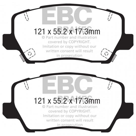 Klocki EBC Brakes Ultimax2 DPX2367