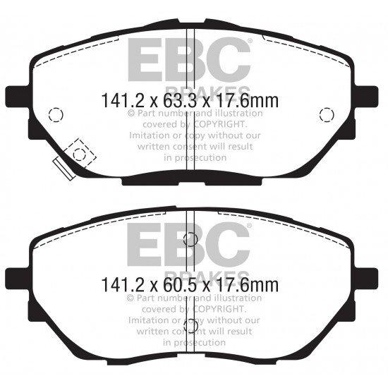 Klocki EBC Brakes Ultimax2 DPX2368