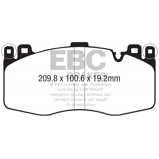 Klocki EBC Brakes Yellowstuff DP42370R