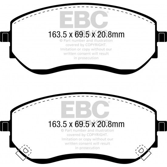 Klocki EBC Brakes Ultimax2 DPX2386