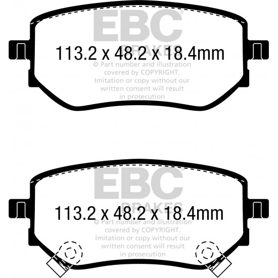 Klocki EBC Brakes Ultimax2 DPX2387