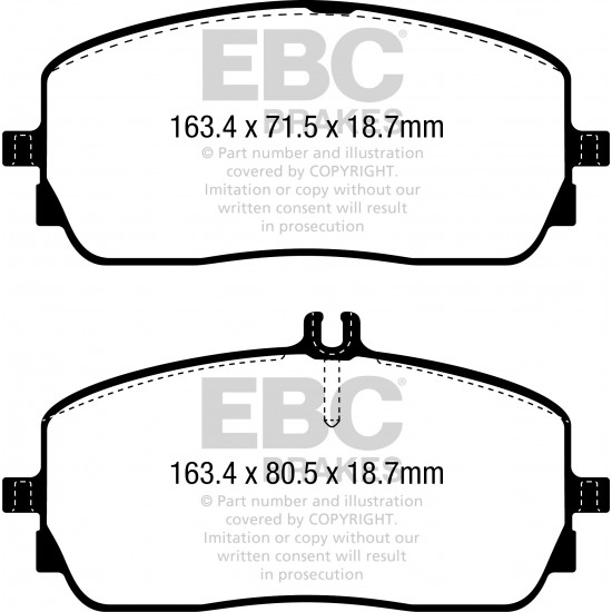 Klocki EBC Brakes Redstuff DP32390C