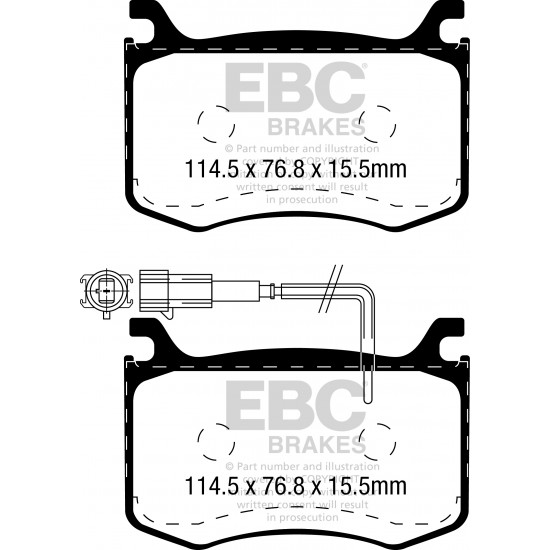 Klocki EBC Brakes Yellowstuff DP42392R