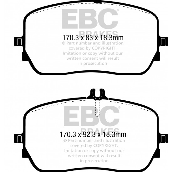 Klocki EBC Brakes Yellowstuff DP42396R