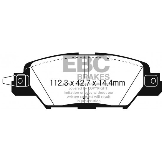 Klocki EBC Brakes Ultimax2 - Mazda CX-5 (KE) tył