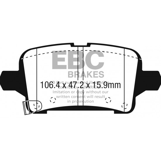 Klocki EBC Brakes Yellowstuff DP43074R