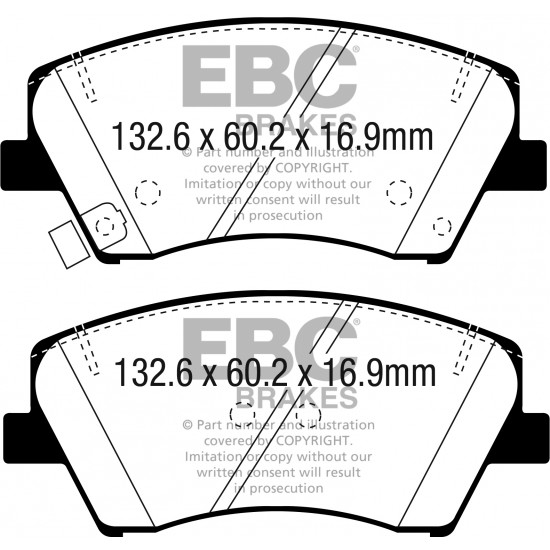 Klocki EBC Brakes Ultimax2 DPX3075