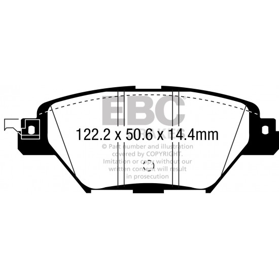 Klocki EBC Brakes Yellowstuff DP43083R